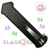 Cupid (Joker) OTF Automatic Knife S/A Black Serrated TAIWAN Knife-OTF - Tophatter Daily Deals
