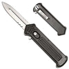 Cupid (Joker) OTF Automatic Knife Single Action Black Serrated Knife-OTF - Tophatter Daily Deals