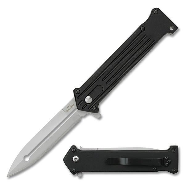 Legal Joker Spring Assisted Knife 440 Stainless Steel Blade Collectible Weapons - Tophatter Daily Deals