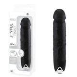 Joyful Twist Silicone Vibrator 7.5 Inch Black with 2-Way Control and Adjustable Intensity > Vibrators > Realistic Vibrators - Tophatter Daily Deals