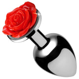 Red Rose Medium Metal Anal Plug – Slim Anal Plug > Anal Range > Butt Plugs - Tophatter Daily Deals
