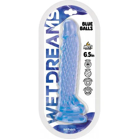 Wet Dreams Blue Balls 6.5 Inch Suction Cup Dildo Silicone Toy > Dildos > Realistic Dildos - Tophatter Daily Deals