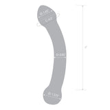 Electric Eel Glas 7 Inch Curved Glass G Spot Stimulator > Glass > Dildos - Tophatter Daily Deals