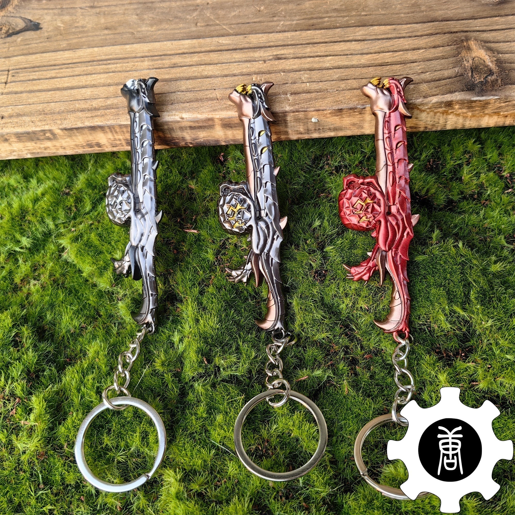 Elderflame Judge Skin Gun Keychain Backpack Decor Cool Gift 3 In 1 Pack - Tophatter Daily Deals