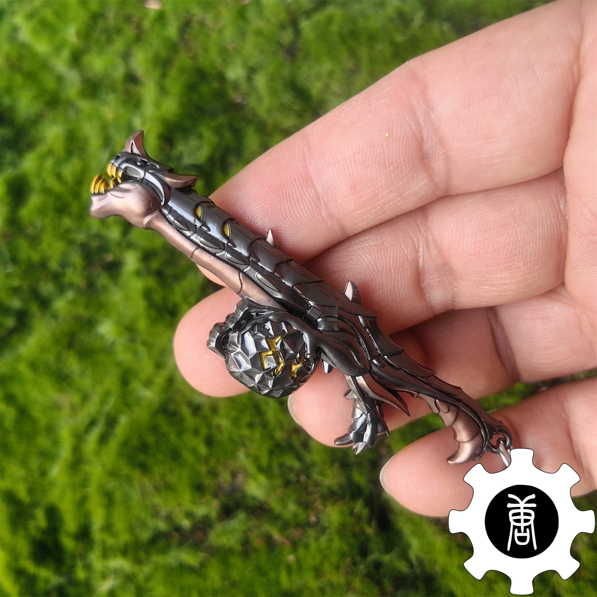 Elderflame Judge Skin Gun Keychain Backpack Decor Cool Gift 3 In 1 Pack Brown - Tophatter Daily Deals