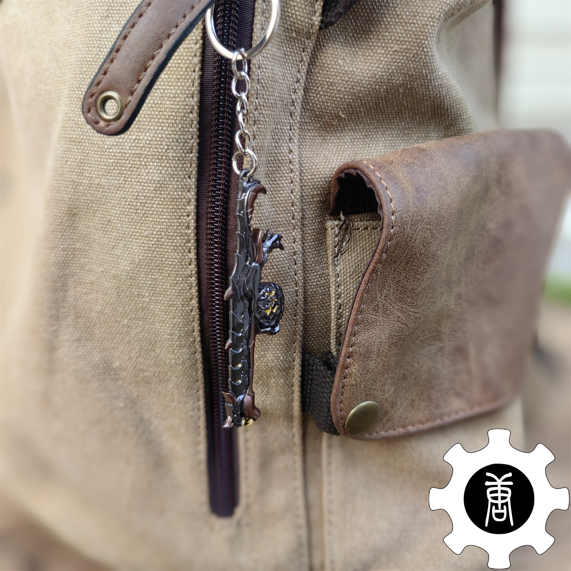 Elderflame Judge Skin Gun Keychain Backpack Decor Cool Gift 3 In 1 Pack - Tophatter Daily Deals