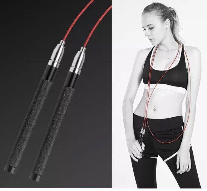 Jumping Rope for Beginners - Premium Speed Skipping Jump Rope Exercise & Fitness - Tophatter Daily Deals