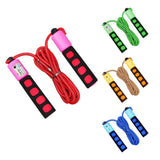 Exercise Skipping Rope - Jump Skipping Rope Plain Fitness Adjustable Kids With Counter Indoor Fitness Exercise & Fitness - Tophatter Daily Deals