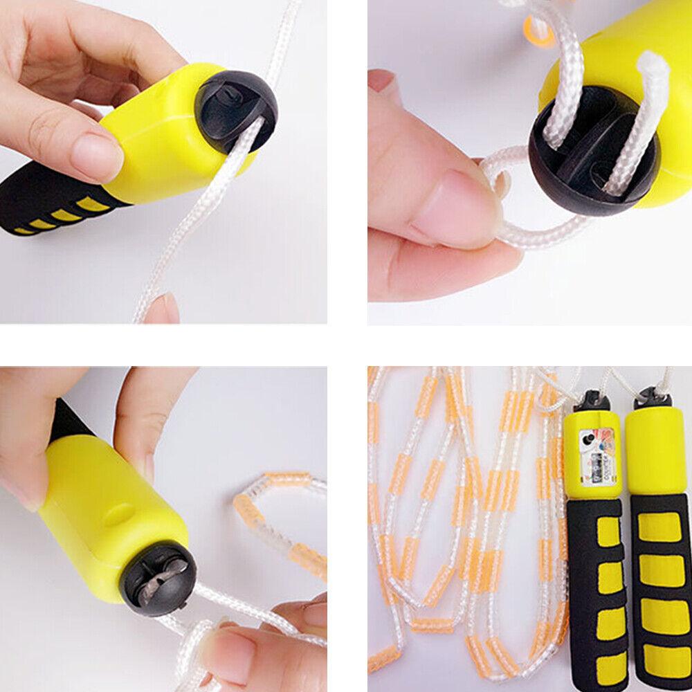Exercise Skipping Rope - Jump Skipping Rope Plain Fitness Adjustable Kids With Counter Indoor Fitness Exercise & Fitness - Tophatter Daily Deals