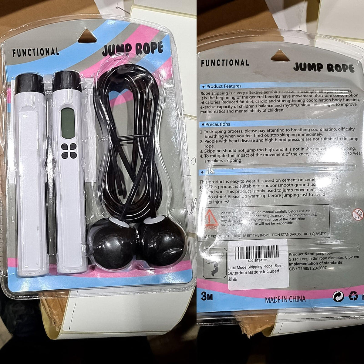 Smart Skipping Rope - Intelligent Smart Skipping Rope UK Smart Digital LCD Wireless Jump Skipping Rope GYM Fitness Exercise & Fitness - Tophatter Daily Deals