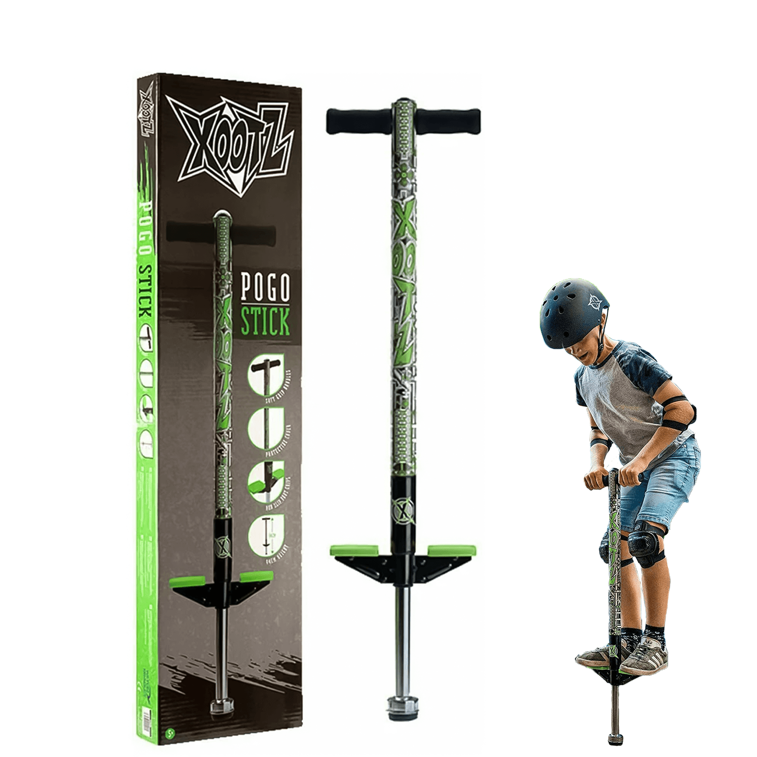 Pogo Jumping Stick - Bouncing Stick for Kids Pogo Stick Kids Boys Girls Hopping Toy Sports Toys - Tophatter Daily Deals