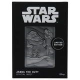 Star Wars Limited Edition Jabba the Hut Ingot Collectible Ingot - Tophatter Daily Deals