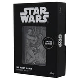 Star Wars Limited Edition We Meet Again Ingot Collectible Ingot - Tophatter Daily Deals