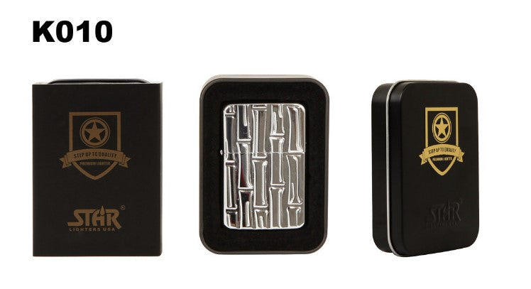 BRASS LIGHTER-BAMBOO PATTERN - Tophatter Daily Deals