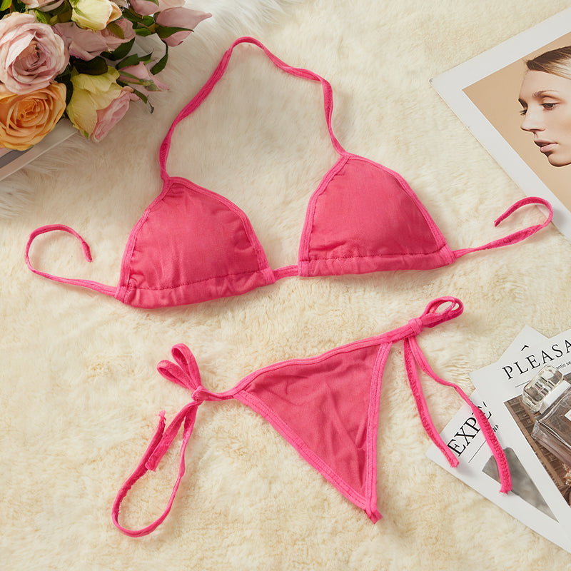 Acmejoy - Elastic Cotton Lingerie for Sex Doll Role Play 3 Colours Available Rose Lube & Essential - Tophatter Daily Deals