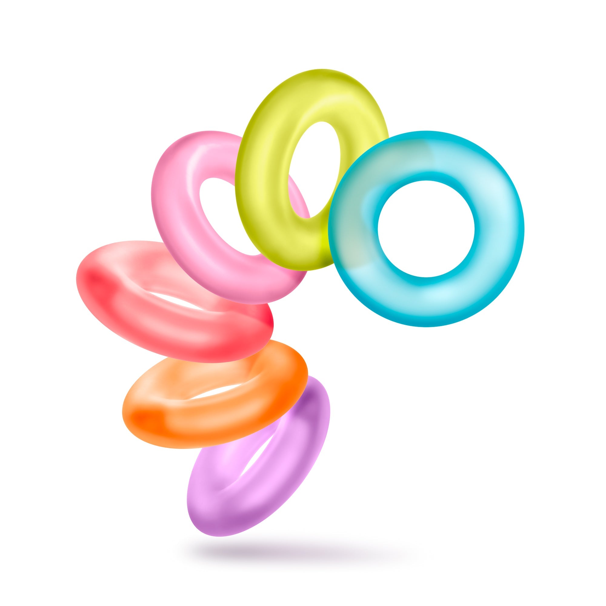 King of the Ring Coloured Cock Rings Set of 6 > Cock Ring > Sets - Tophatter Daily Deals