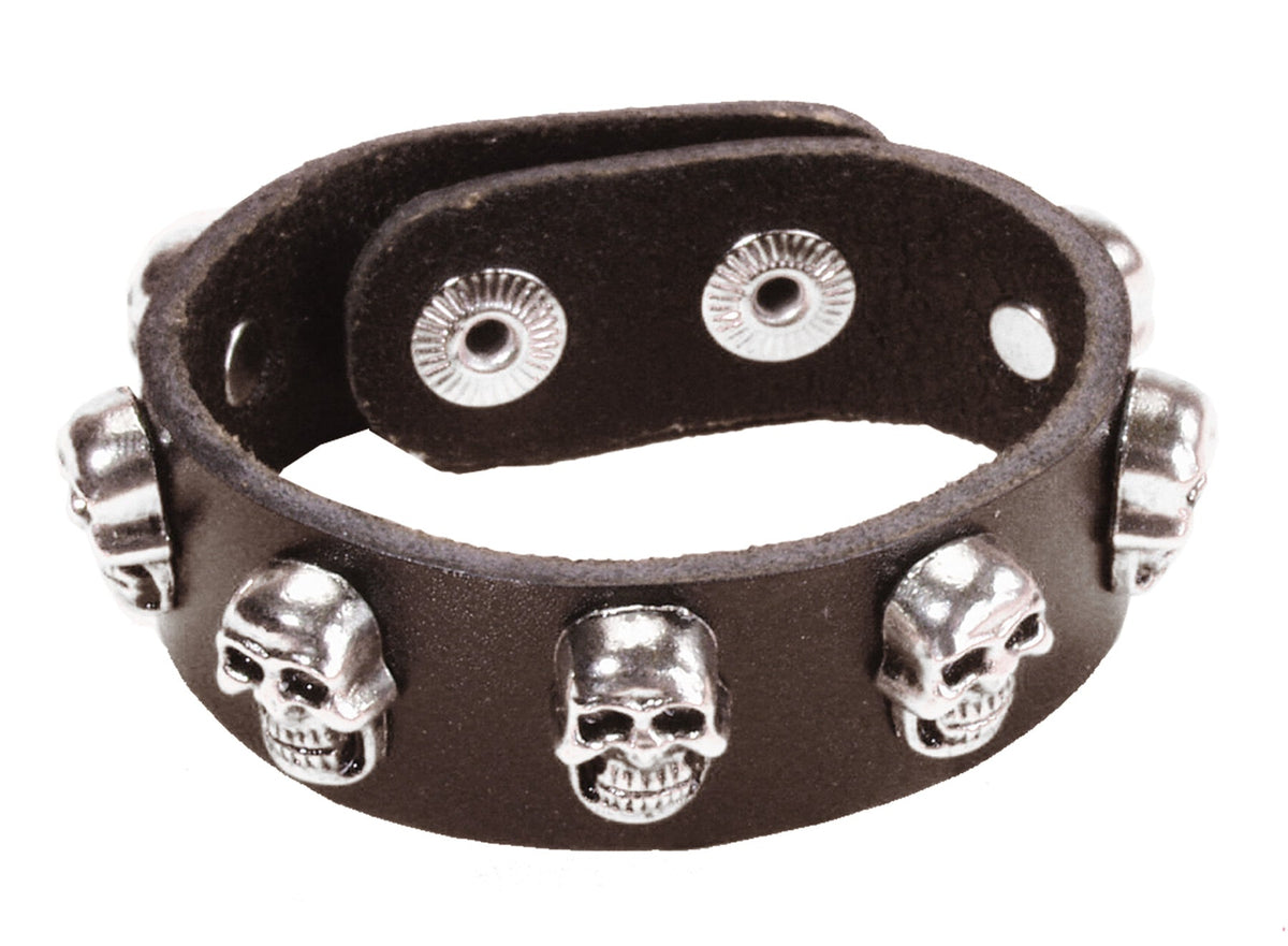 Bracelet Skull Punk Halloween Skeleton Decorations - Tophatter Daily Deals