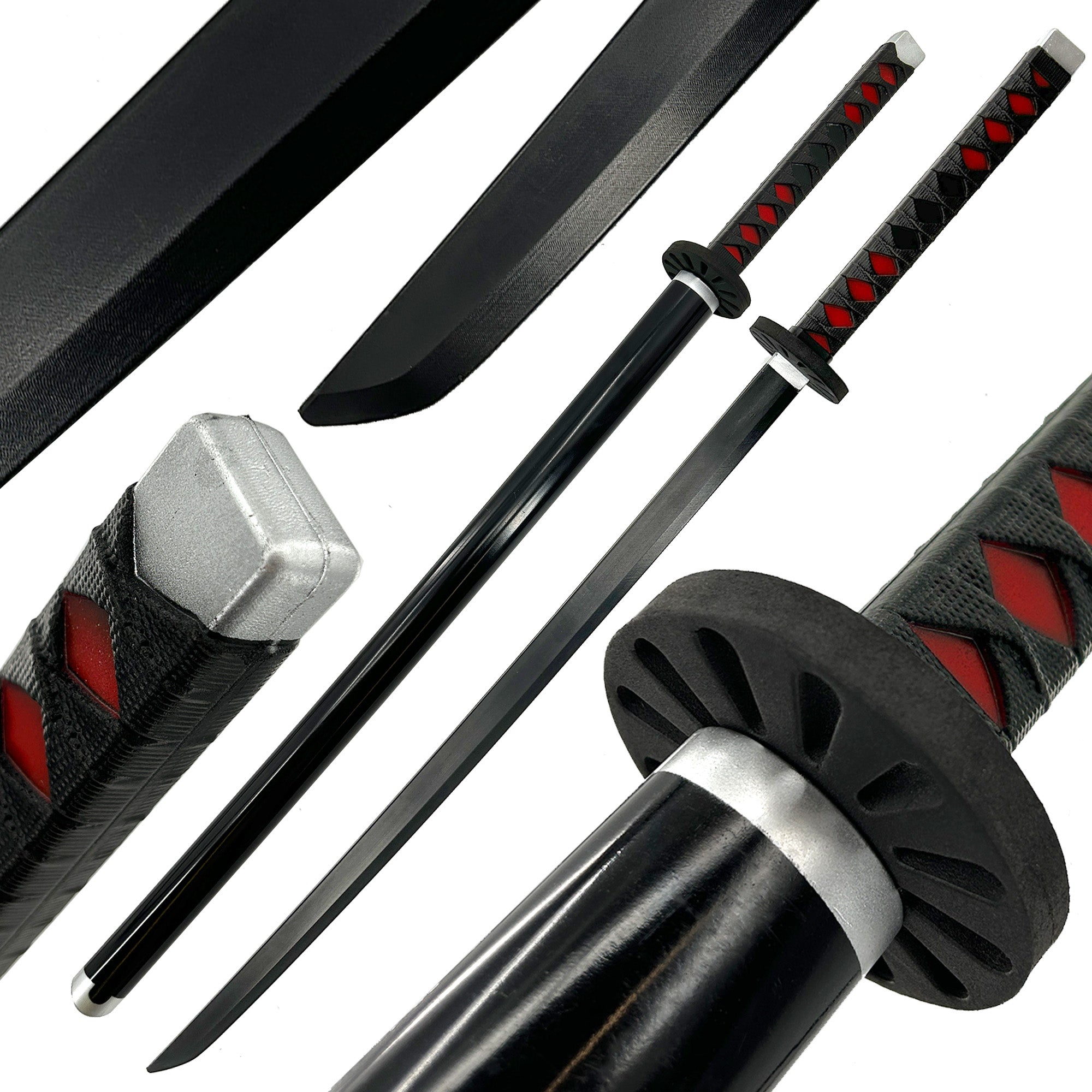 Kamado Tanjiro Demon Slayer Foam Katana Sword With Scabbard Swords - Tophatter Daily Deals