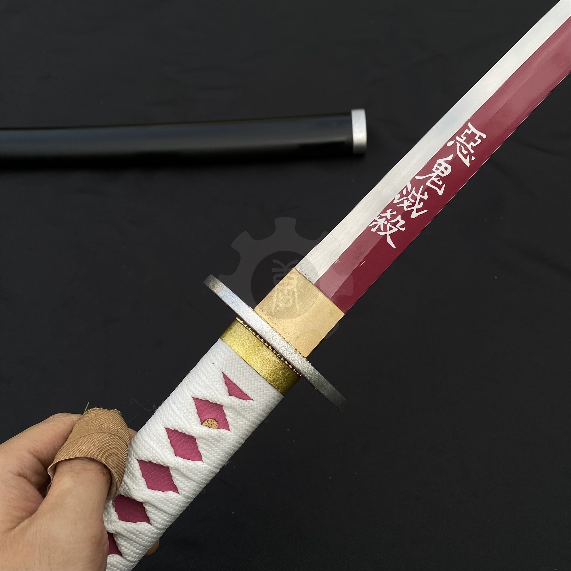 Kanao's Nichirin Sword Samurai Katana-1045 Carbon Steel Version - Tophatter Daily Deals