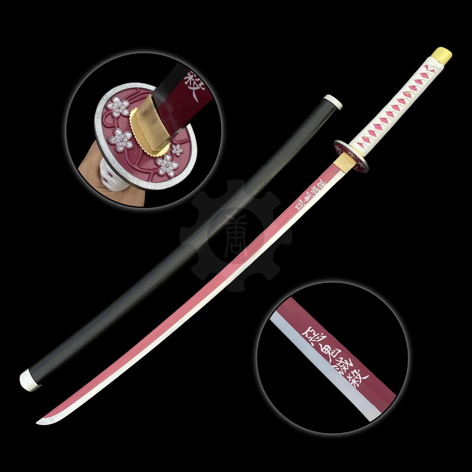 Kanao's Nichirin Sword Samurai Katana-1045 Carbon Steel Version - Tophatter Daily Deals