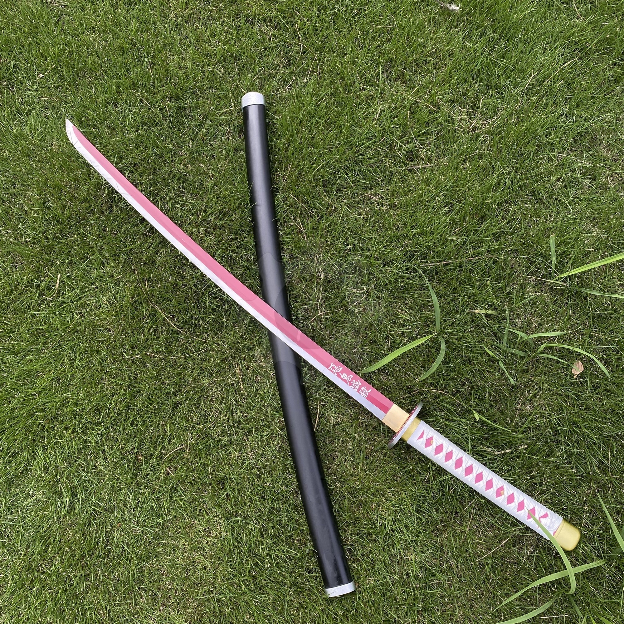 Kanao's Nichirin Sword Samurai Katana-1045 Carbon Steel Version - Tophatter Daily Deals