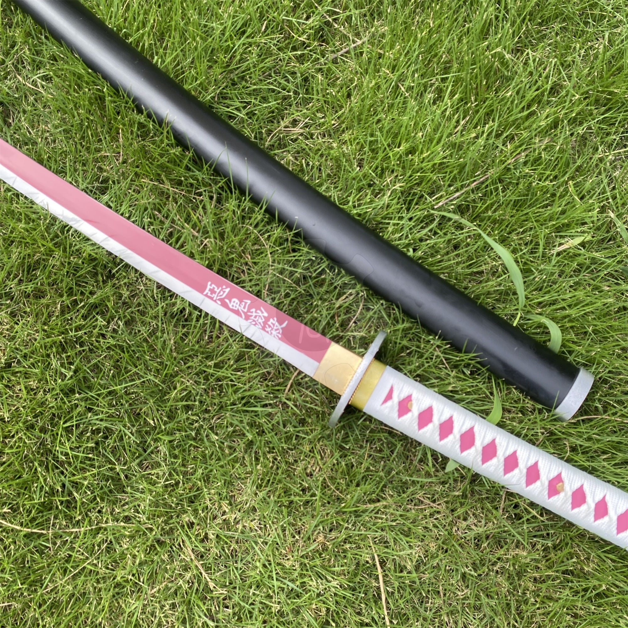 Kanao's Nichirin Sword Samurai Katana-1045 Carbon Steel Version - Tophatter Daily Deals