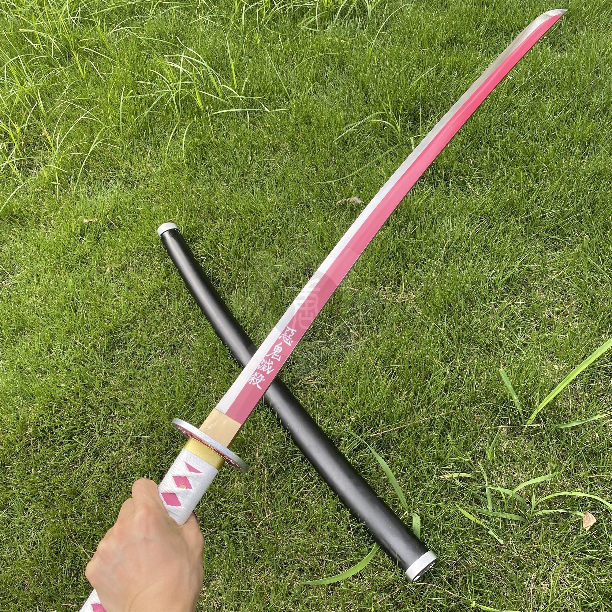 Kanao's Nichirin Sword Samurai Katana-1045 Carbon Steel Version - Tophatter Daily Deals