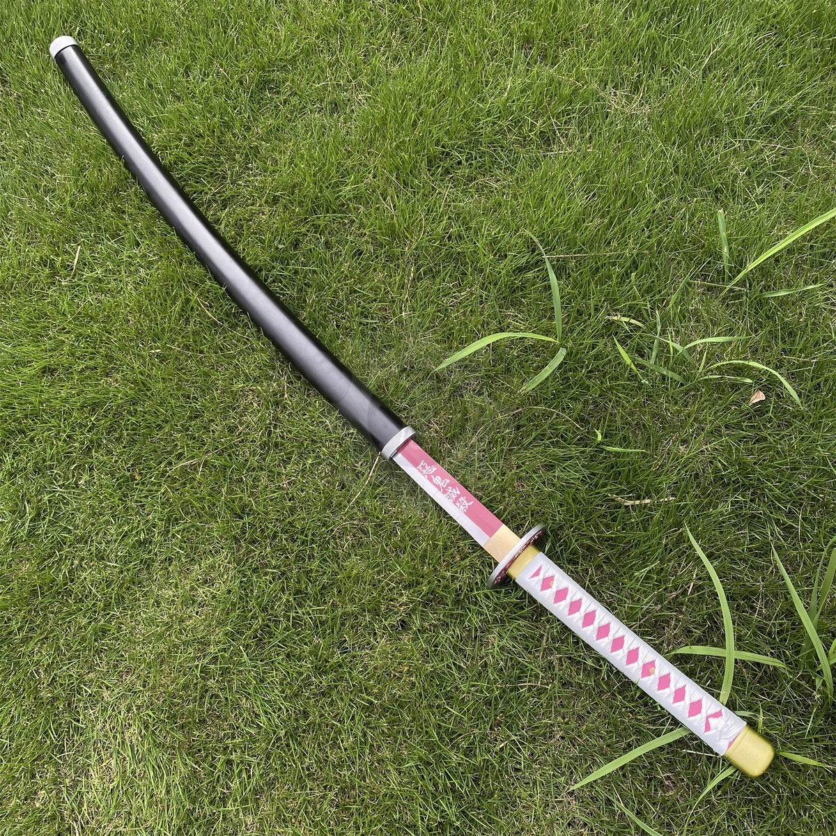 Kanao's Nichirin Sword Samurai Katana-1045 Carbon Steel Version - Tophatter Daily Deals
