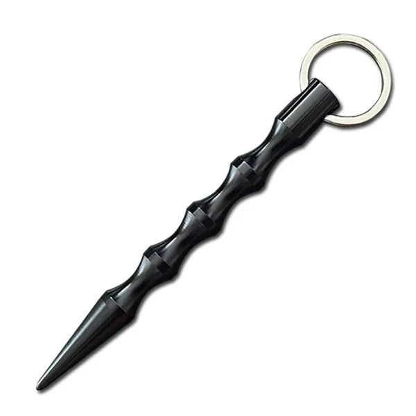 Black Polished Pointed Kubaton Self Defense Keychain Collectible Weapons - Tophatter Daily Deals