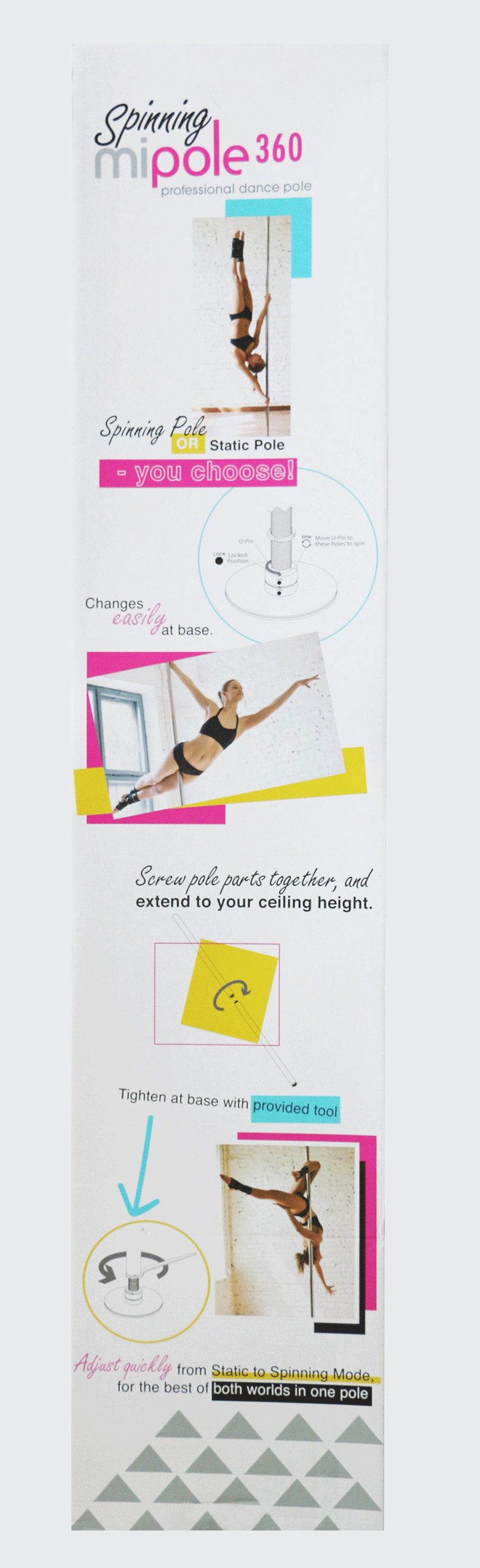 Mipole 360 Spinning Professional Dance Pole > Sex Toys > Sex Furniture - Tophatter Daily Deals