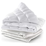 Weighted Blanket White Bedding - Tophatter Daily Deals