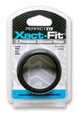 Perfect Fit XactFit – Precision Fit Cock Ring Set Sizes 20 21 22 > Cock Ring > Sets - Tophatter Daily Deals