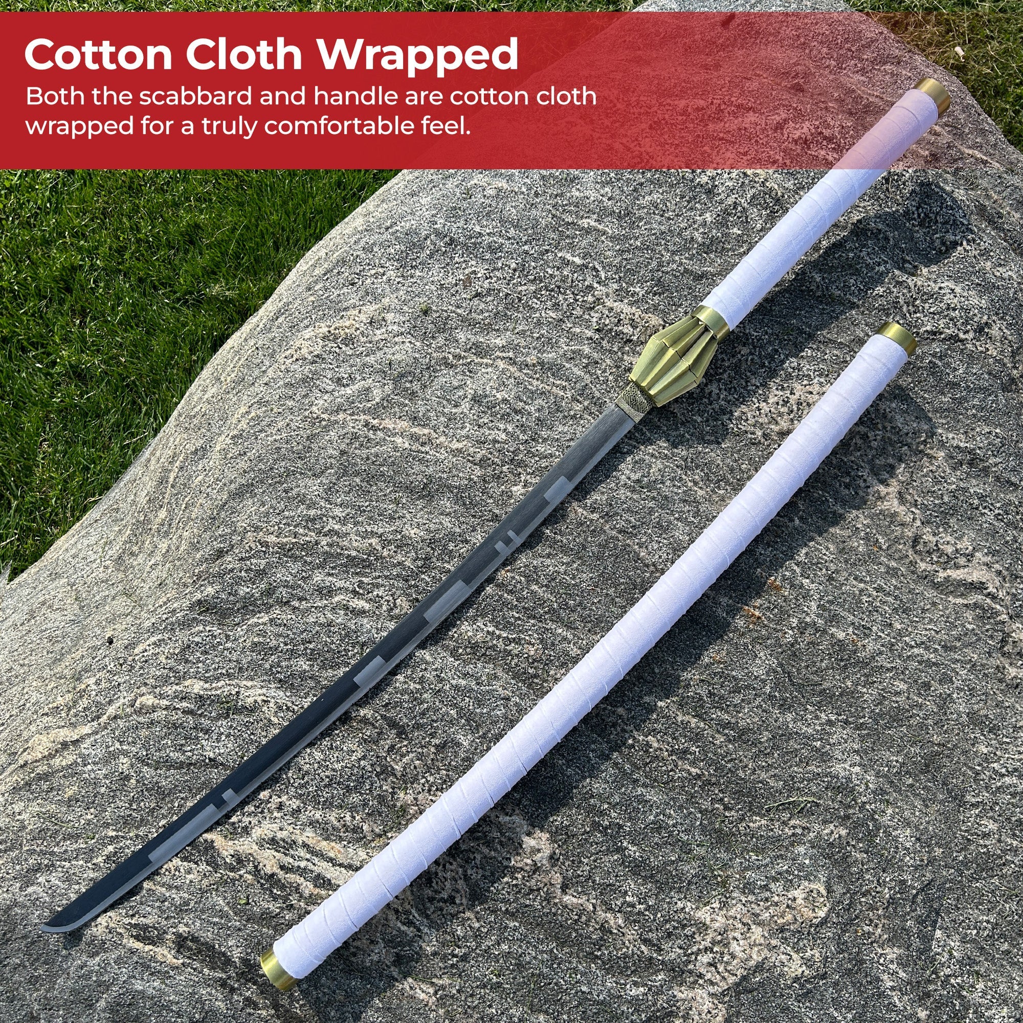 Kenpachi Zaraki’s Nozarashi Lawless Katana Sword from Bleach swords - Tophatter Daily Deals