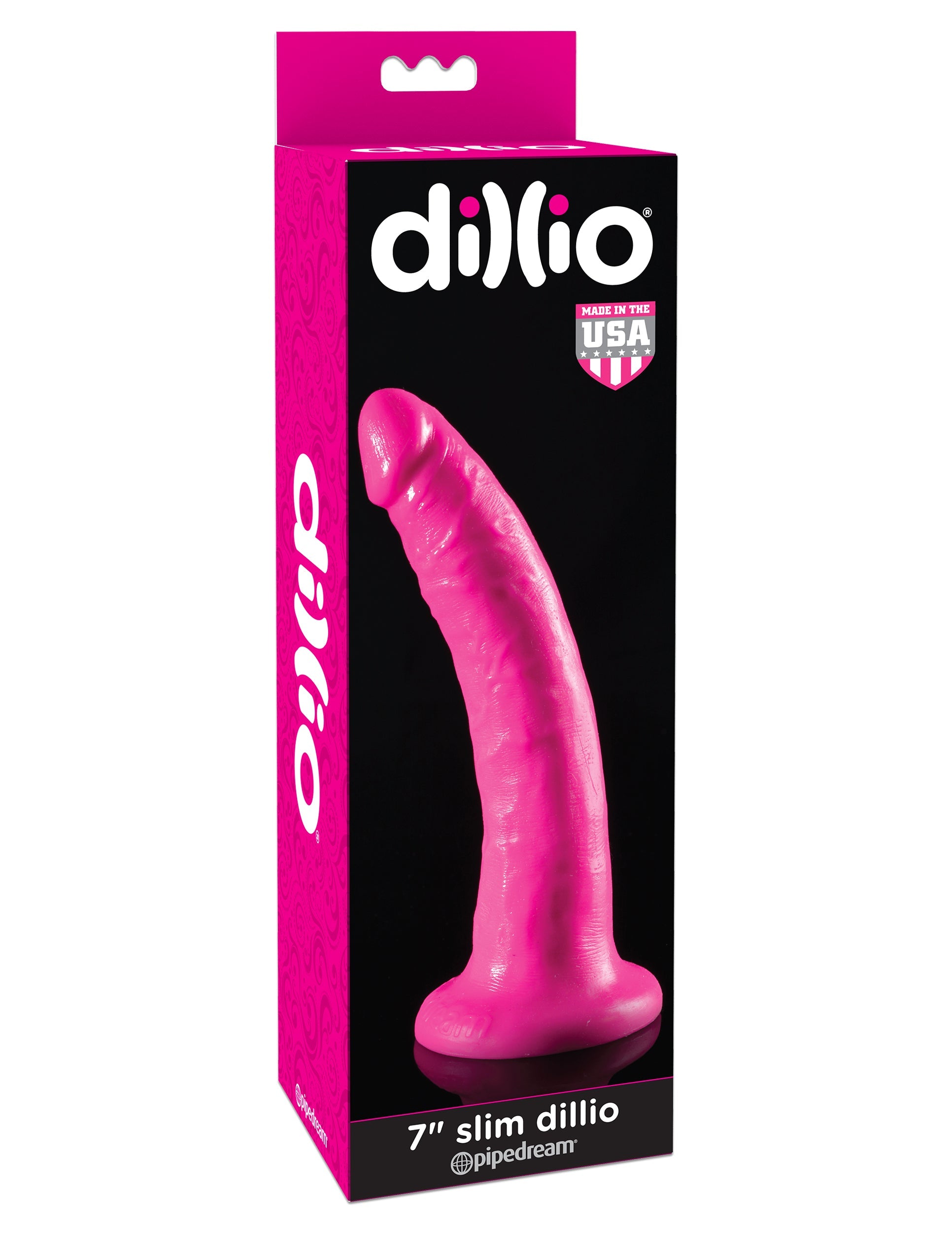 Dillio 7 Inch Slim Dong – Suction-Cup Base Dong > Dildos > Slim Dildos - Tophatter Daily Deals