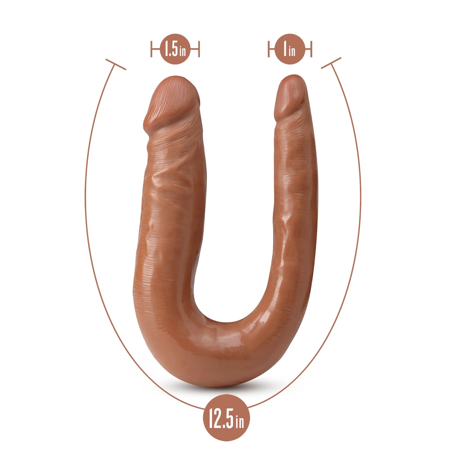 Dr. Skin Mini Double Dong – Soft Flexible Double Penetration Toy > Dildos > Double Dildos - Tophatter Daily Deals
