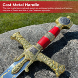 King Solomon Great Sword Red swords - Tophatter Daily Deals