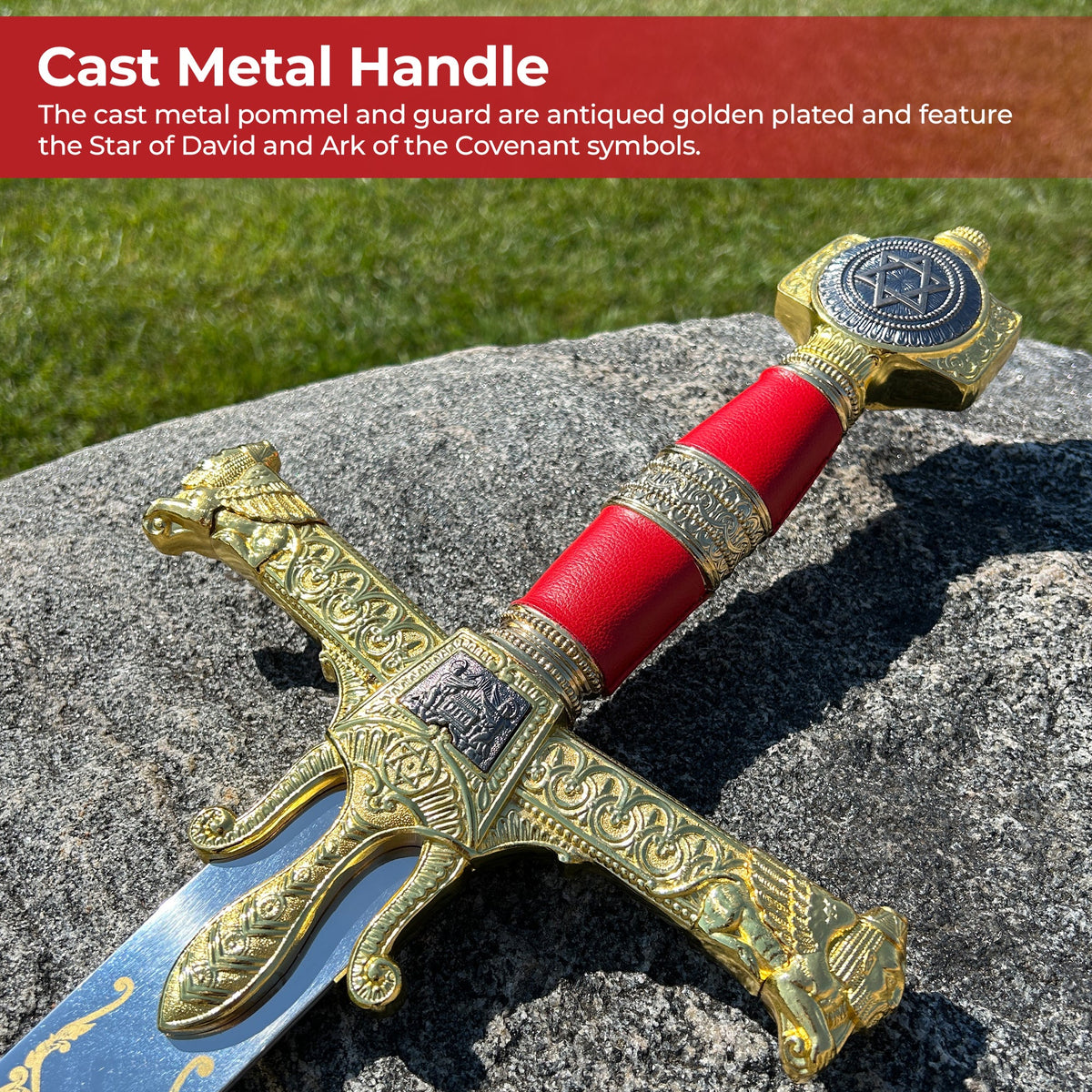 King Solomon Great Sword Red swords - Tophatter Daily Deals