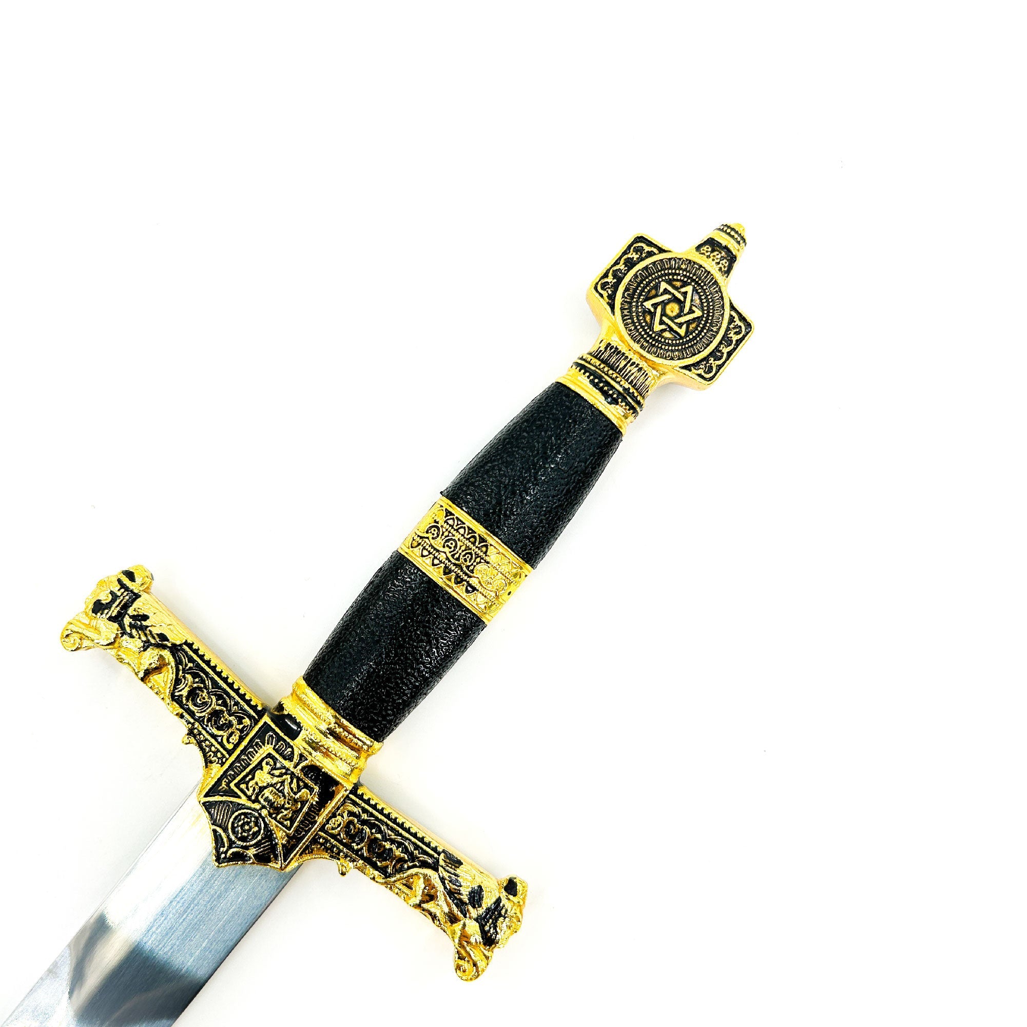 King Solomon Medieval Crusader Dagger Black historical period - Tophatter Daily Deals