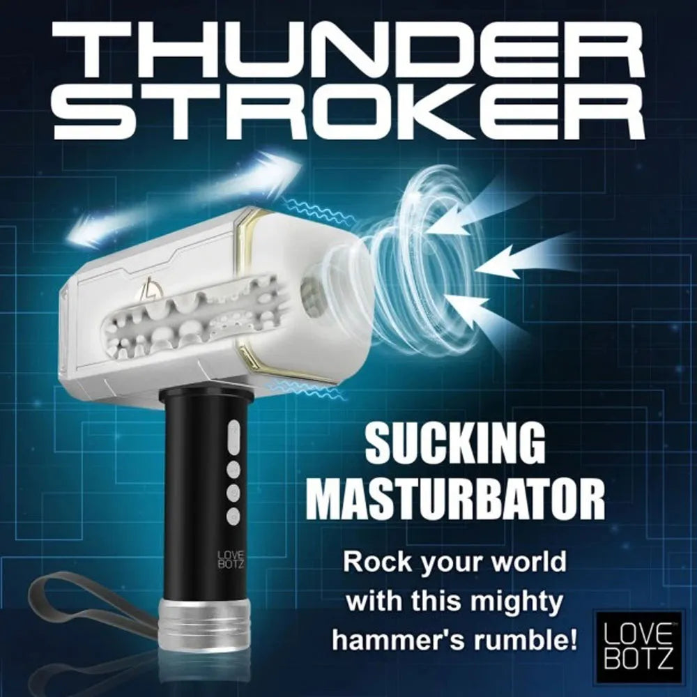 Thunder Stroker (Silver) – Sucking Masturbator > Sex Toys For Men > Masturbators Premium - Tophatter Daily Deals
