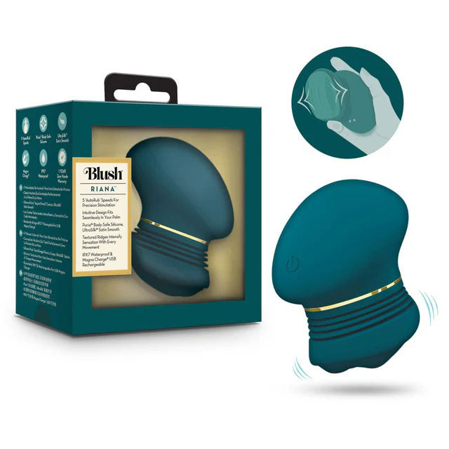 The Blush Collection Riana (Dark Teal) – Clitoral Stimulator > Sex Toys For Ladies > Clitoral Vibrators and Stimulators - Tophatter Daily Deals