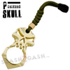 One Finger Skull Knuckle Paracord Self Defense Keychain - 9 Colors Gold SD-KeyChain - Tophatter Daily Deals