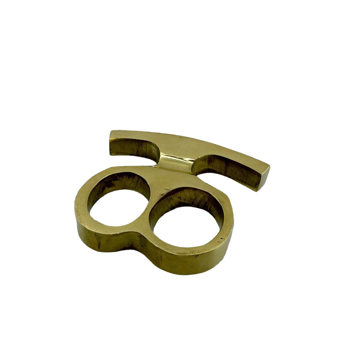 Two Finger Heavy Brass Knuckle - Tophatter Daily Deals