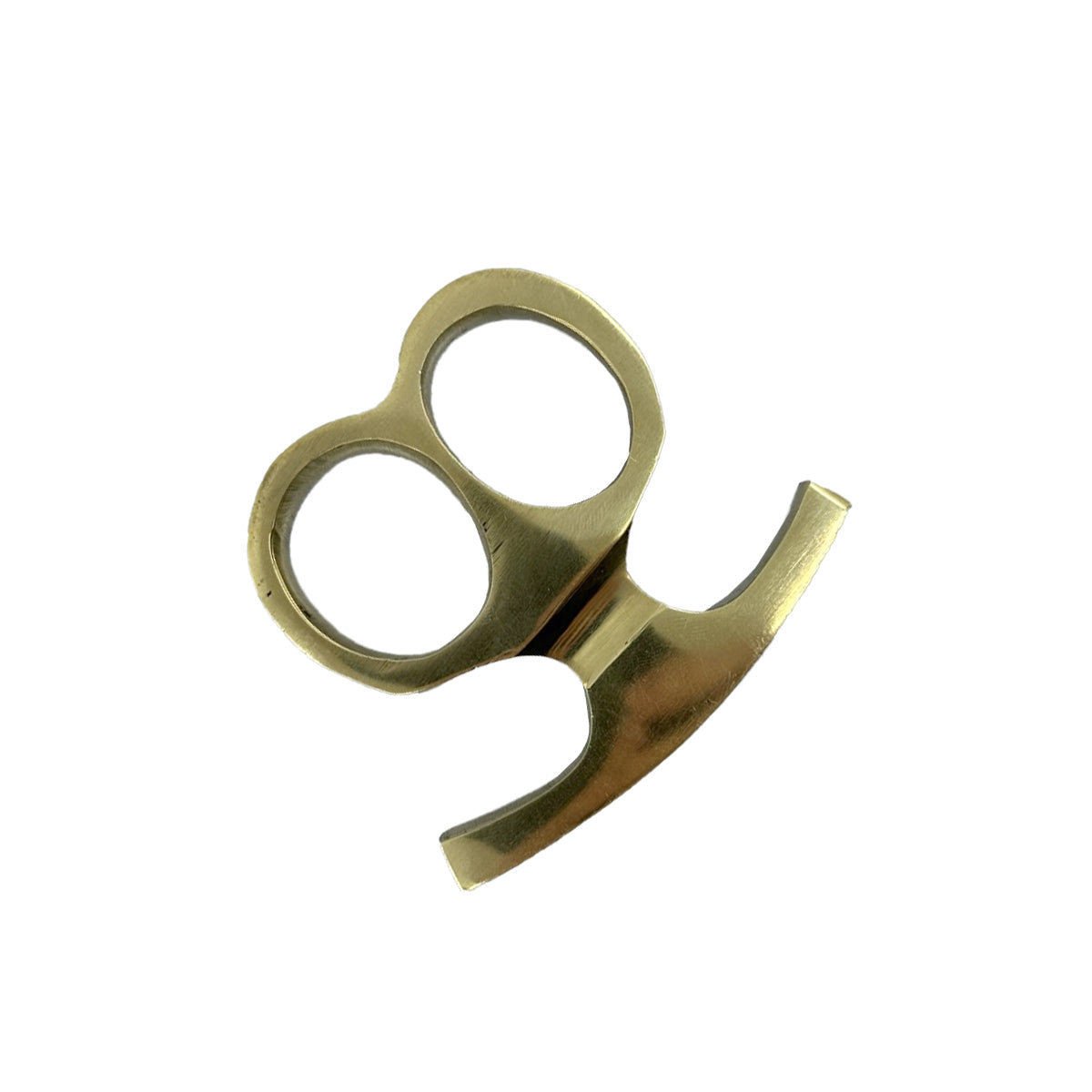 Two Finger Heavy Brass Knuckle - Tophatter Daily Deals