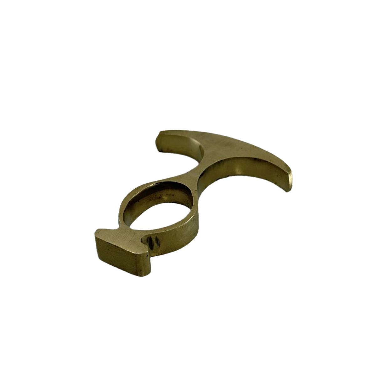 Single Finger Heavy Brass Knuckle - Tophatter Daily Deals