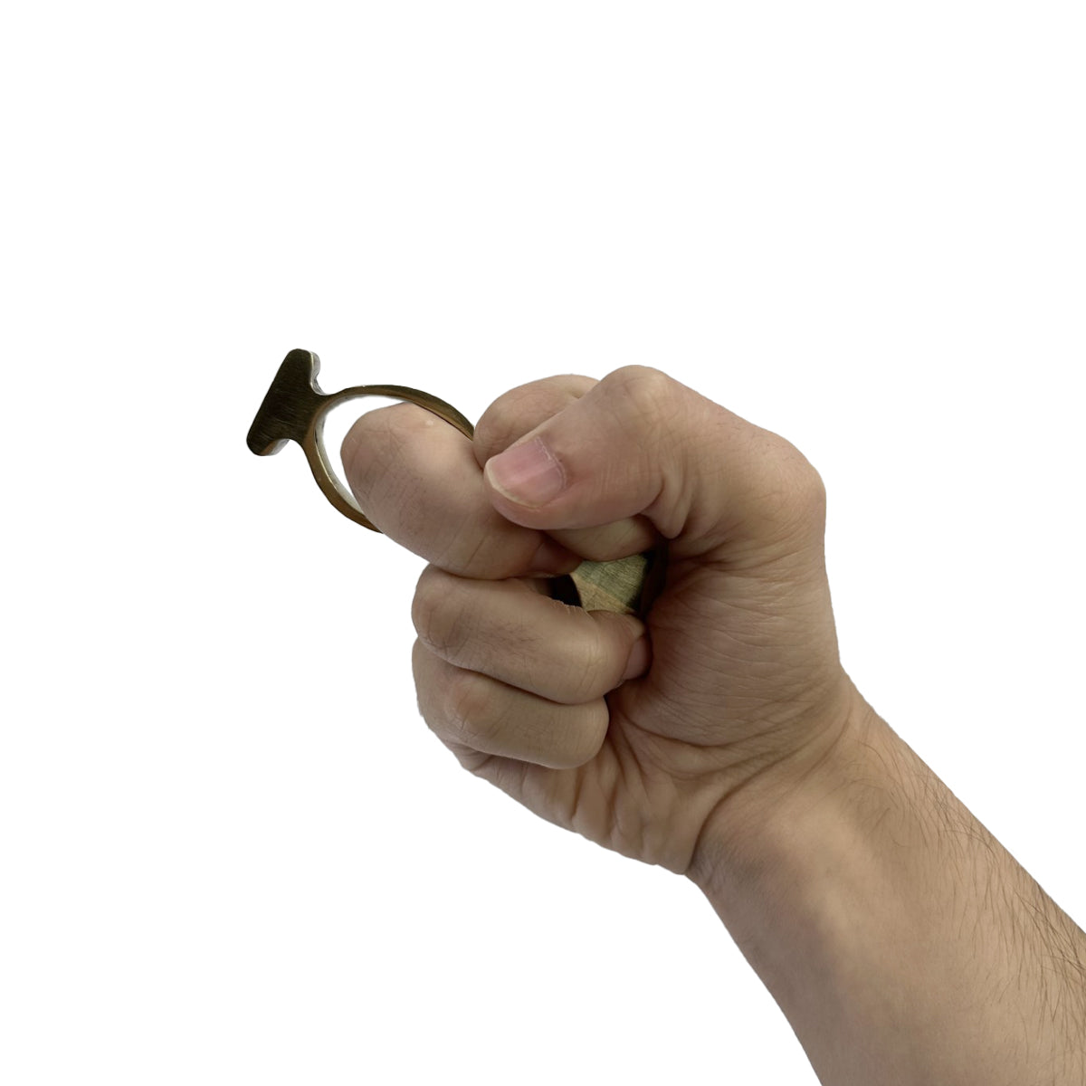 Single Finger Heavy Brass Knuckle - Tophatter Daily Deals