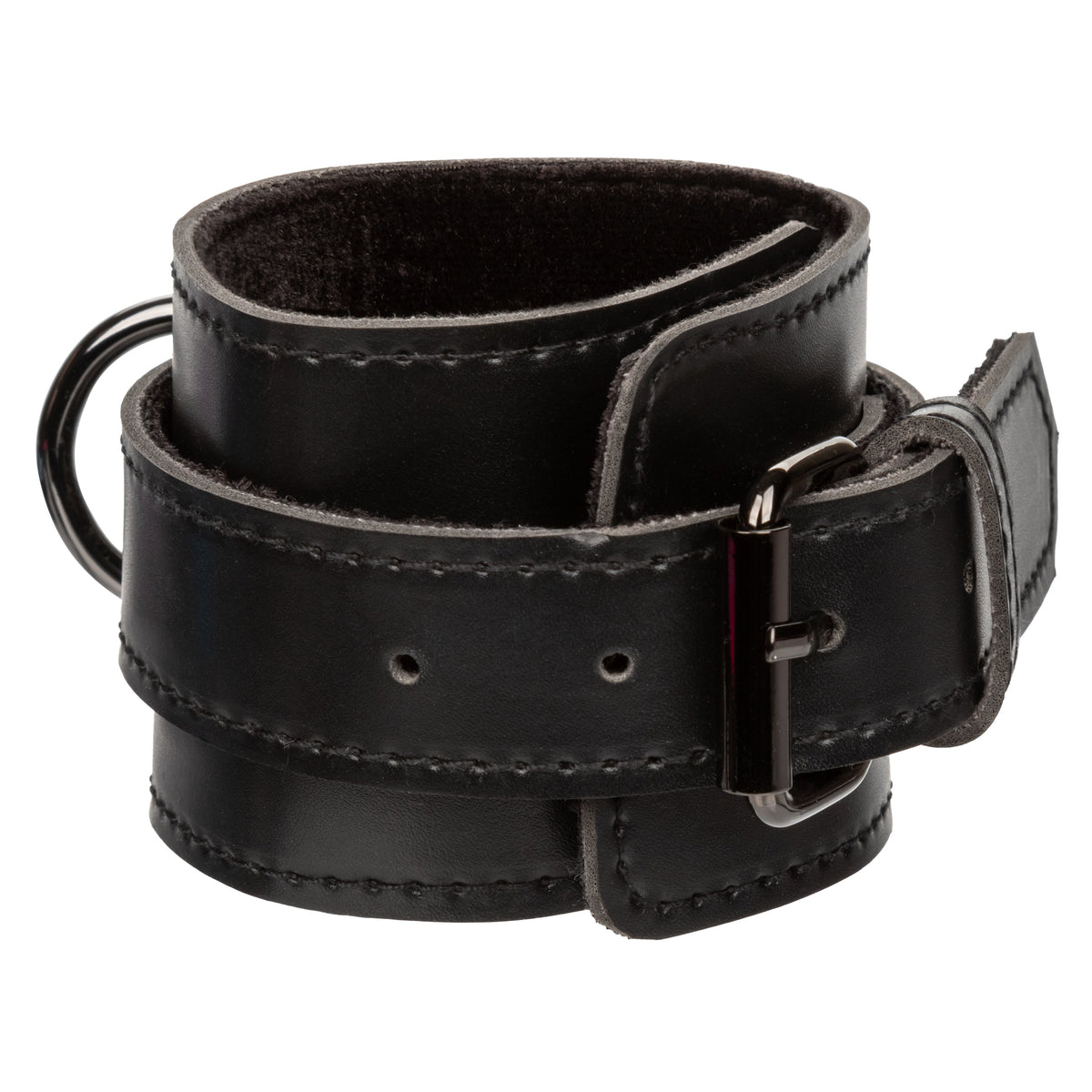 Euphoria Collection Black Hog Tie with Adjustable Velvet and Vegan Leather Cuffs, 9 to 10 Inch Circumference > Bondage Gear > Restraints - Tophatter Daily Deals