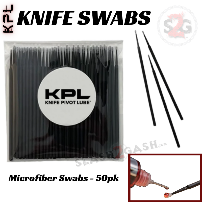 KPL™ Best Knife Oil Pivot Lube Knife Care Swabs Microfiber - 50 Pack Knife-Oil - Tophatter Daily Deals