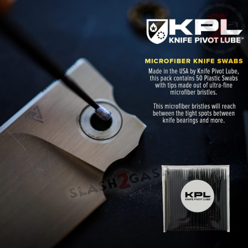 KPL™ Best Knife Oil Pivot Lube Knife Care Swabs Microfiber - 50 Pack Knife-Oil - Tophatter Daily Deals
