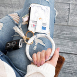 Key Ring ID Wallet Zip Bracelet Handbags & Wallets - Tophatter Daily Deals