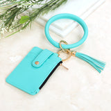 Key Ring ID Wallet Zip Bracelet Mint Handbags & Wallets - Tophatter Daily Deals